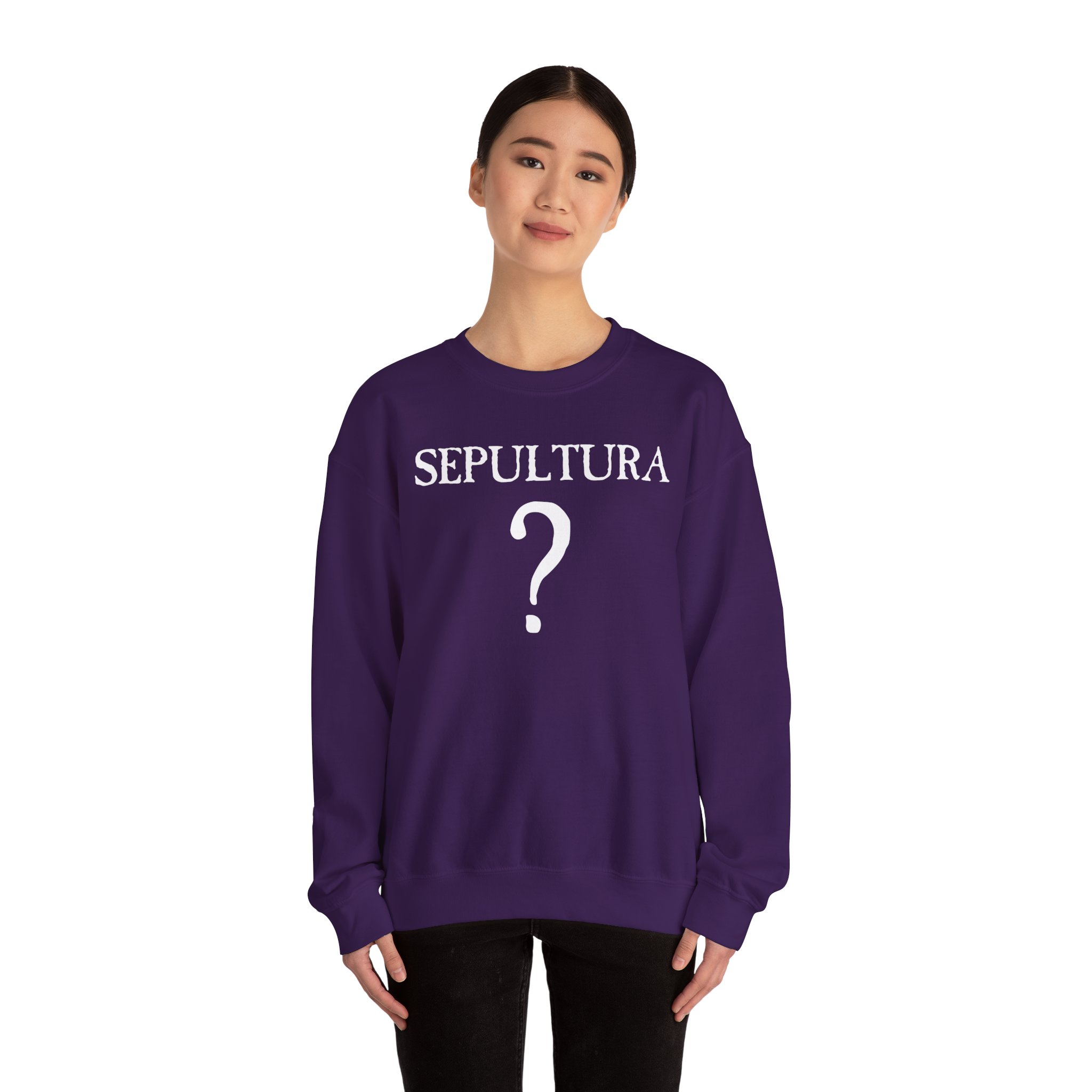 Sepultura Mystery Unisex Heavy Blendâ„¢ Crewneck Sweatshirt