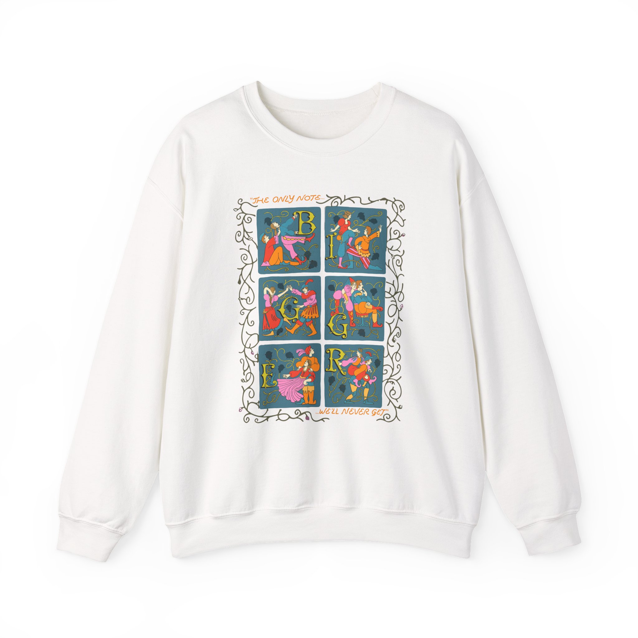 Drawfee Medieval Improvisation Unisex Heavy Blendâ„¢ Crewneck Sweatshirt