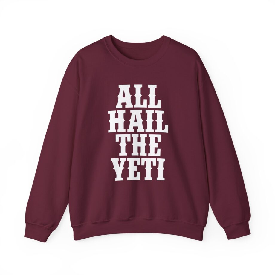 All Hail the Yeti Logo Unisex Heavy Blend™ Crewneck Sweatshirt