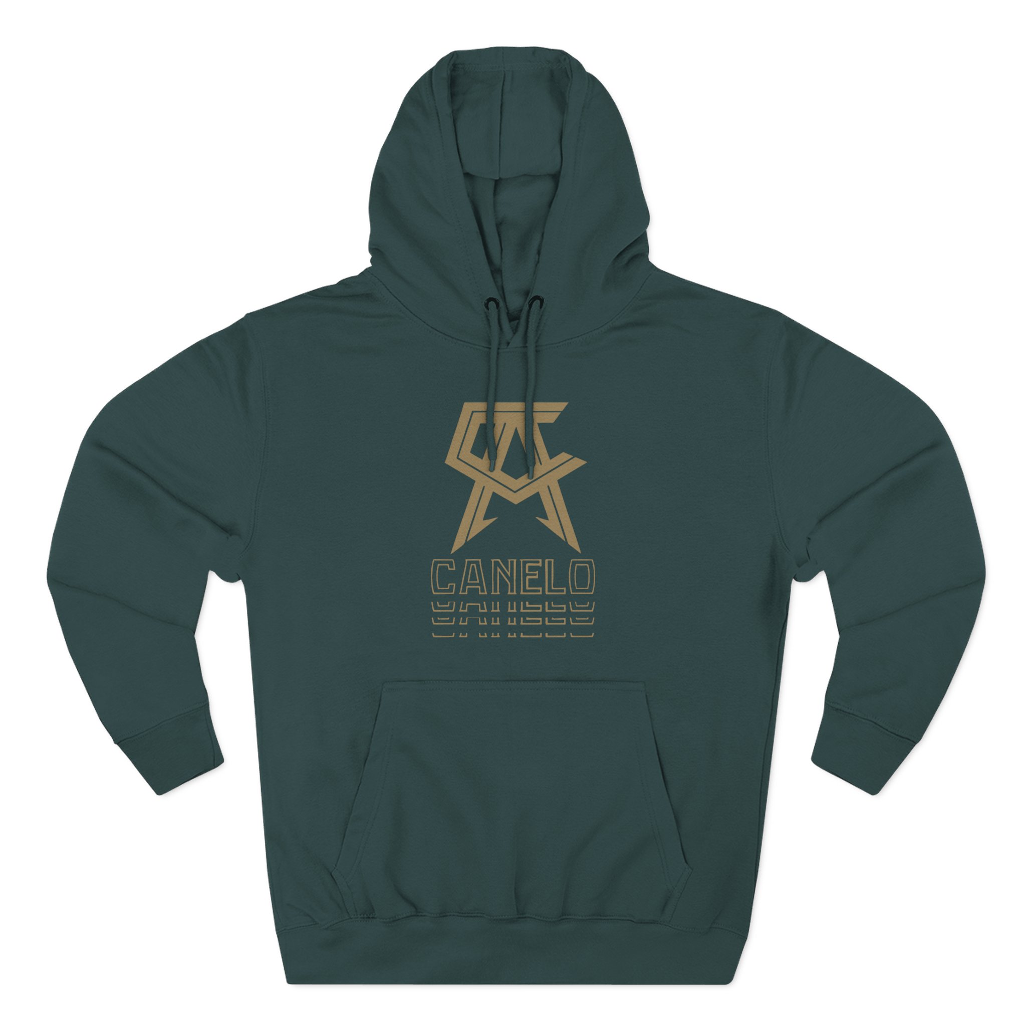 Canelo Glare Sporty Three-Panel Fleece Hoodie