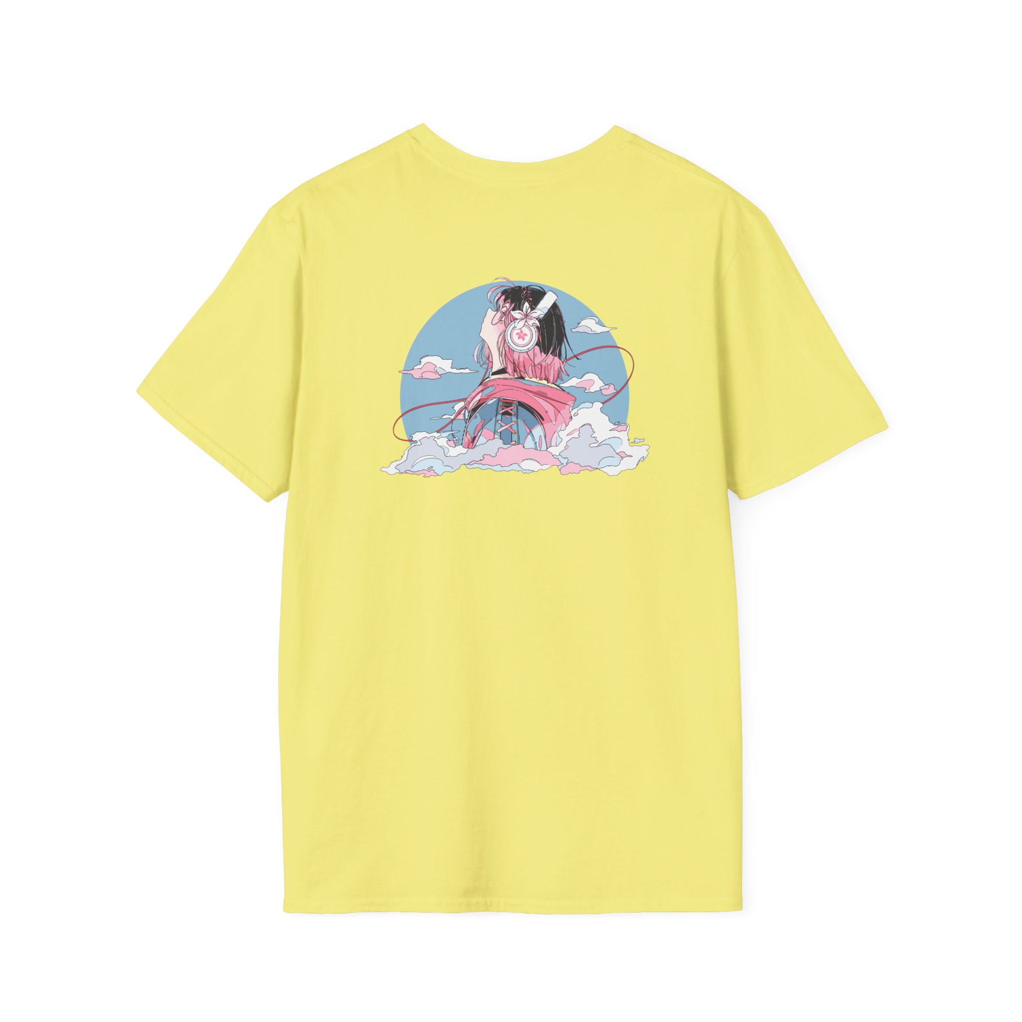 Lilypichu Comfi Beats Sky Unisex Softstyle T-Shirt