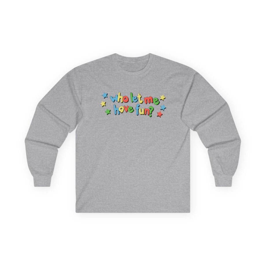 Cody Ko Who Let Me Have Fun Unisex Ultra Cotton Long Sleeve Tee