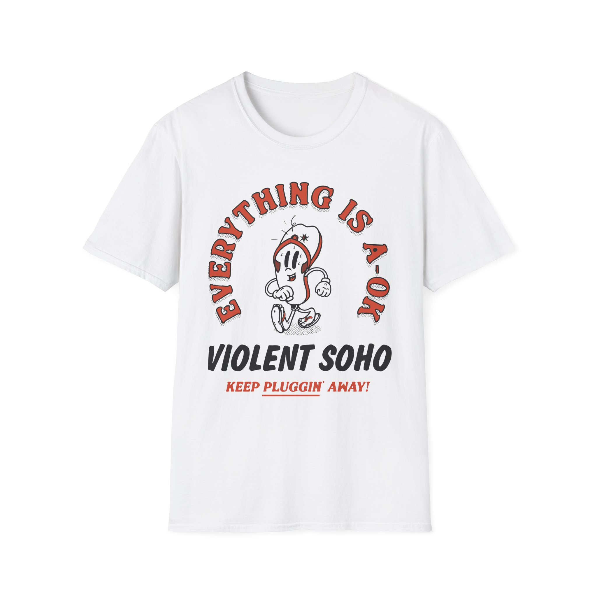 Violent Soho Keep on Pluggin Unisex Softstyle T-Shirt