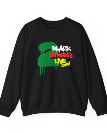 2 Live Crew Black Strong Unisex Heavy Blend™ Crewneck Sweatshirt