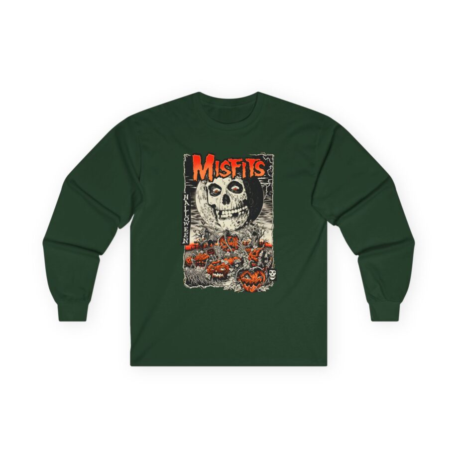 Misfits Fiendish Halloween by Mike Sutfin Unisex Ultra Cotton Long Sleeve Tee