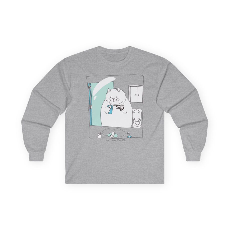 William Osman cat warehouse Unisex Ultra Cotton Long Sleeve Tee