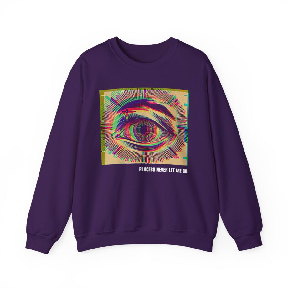 Placebo Glitch Eye Unisex Heavy Blend™ Crewneck Sweatshirt