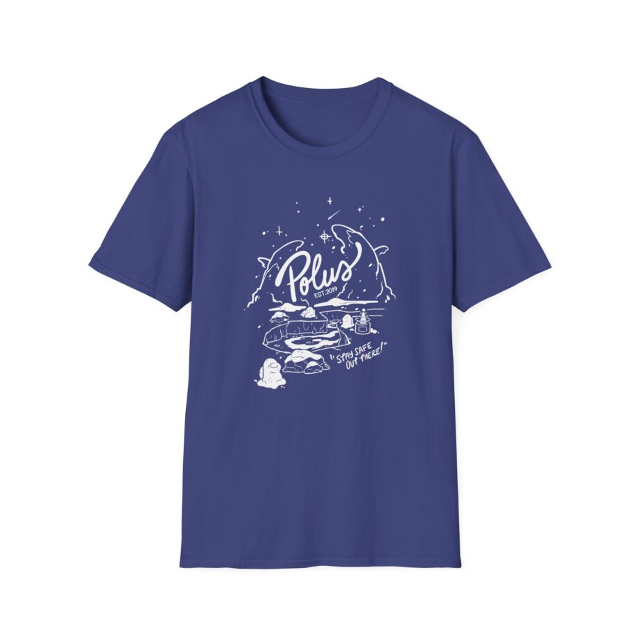 Among Us Stay Safe on Polus Unisex Softstyle T-Shirt