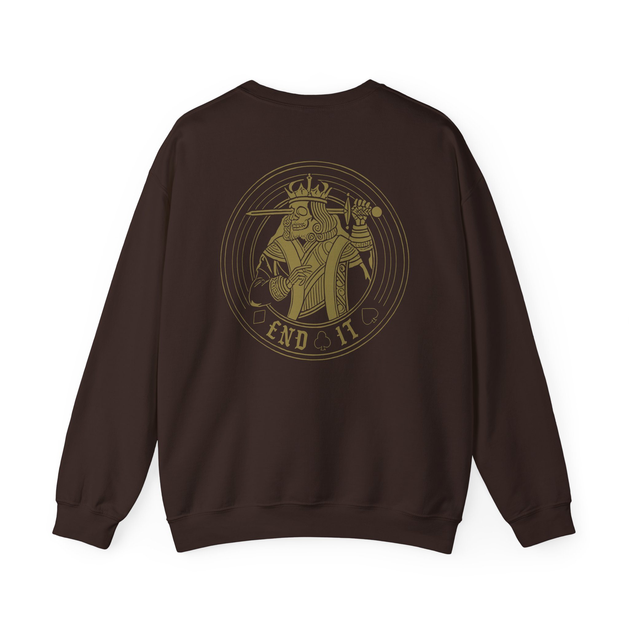 End It King Circle Unisex Heavy Blendâ„¢ Crewneck Sweatshirt