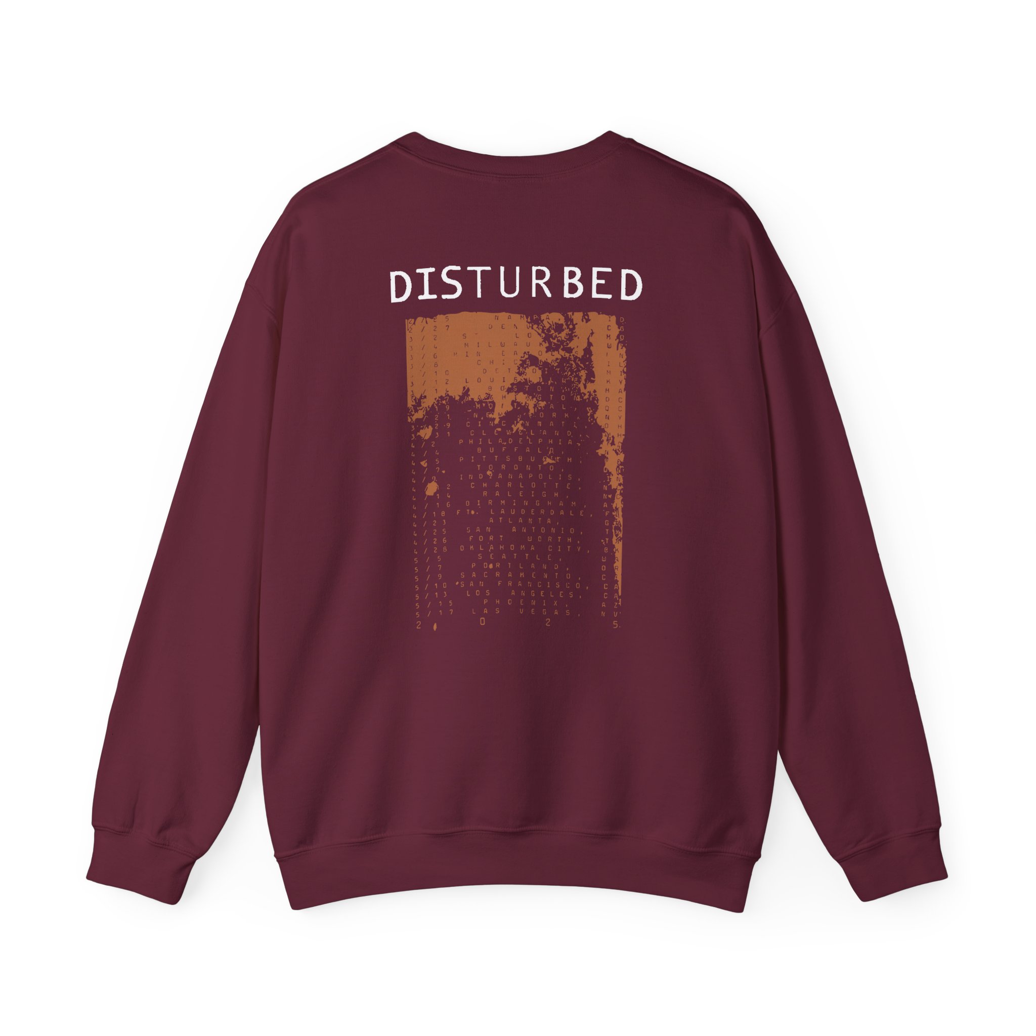 Disturbed Numb the Sickness Tour Unisex Heavy Blendâ„¢ Crewneck Sweatshirt