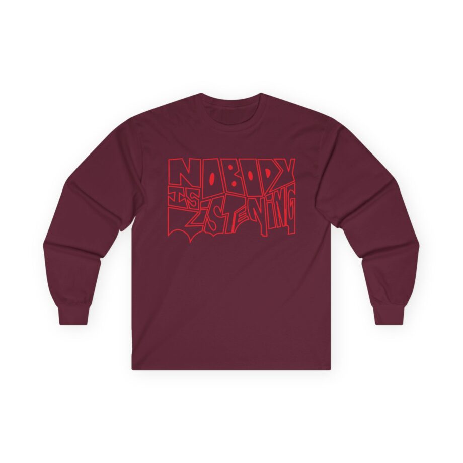 Zayn Malik  Nobody is Listening Unisex Ultra Cotton Long Sleeve Tee