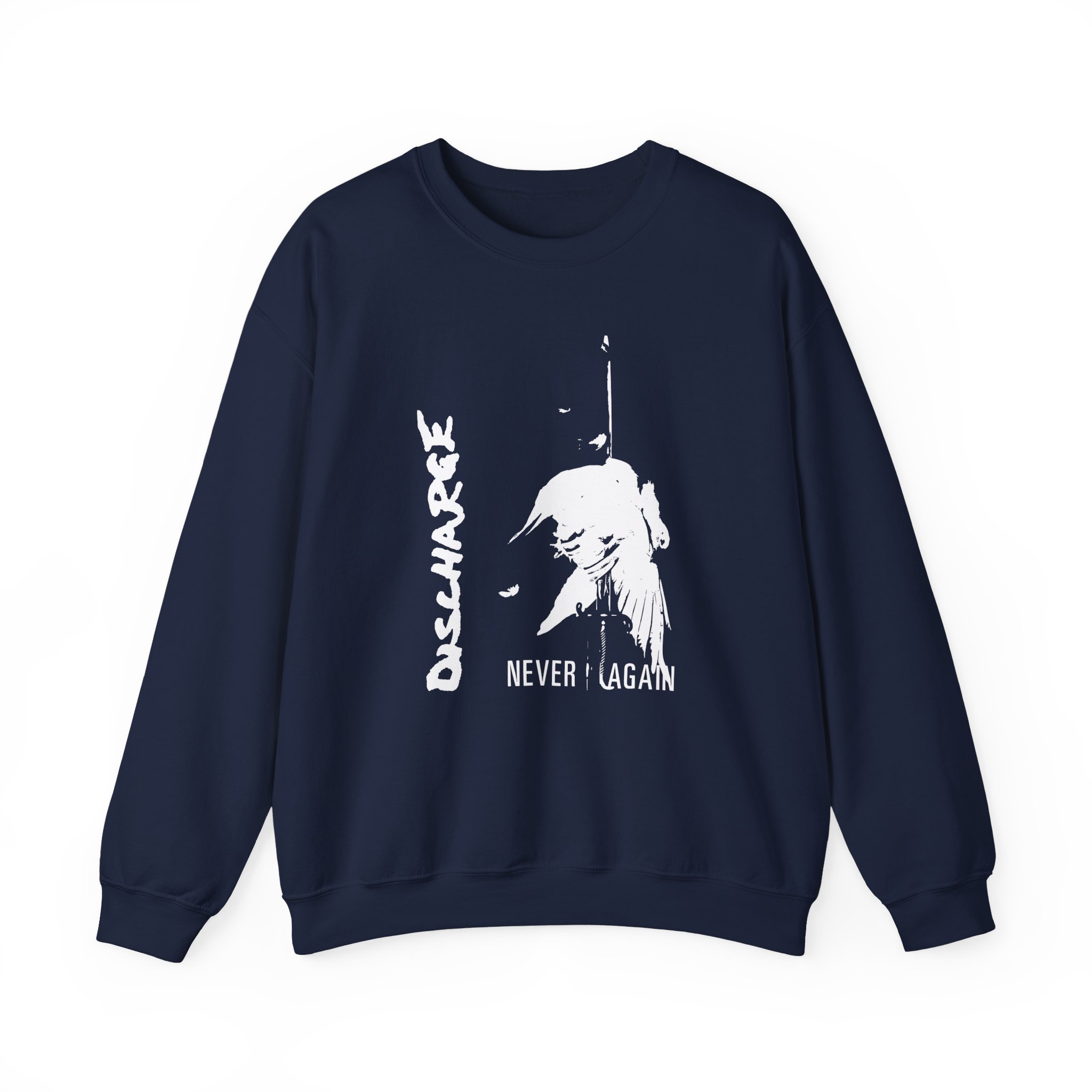 Discharge Never Again Unisex Heavy Blendâ„¢ Crewneck Sweatshirt