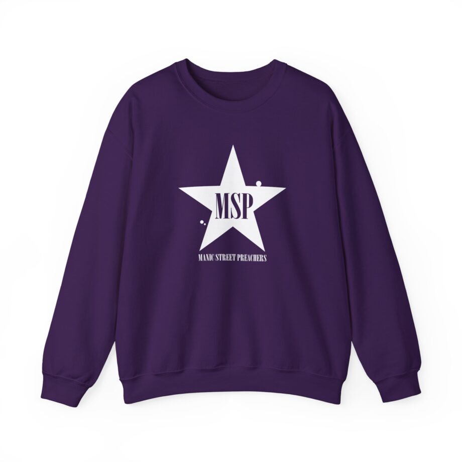 Manic Street Preachers Distressed Star Unisex Heavy Blend™ Crewneck Sweatshirt