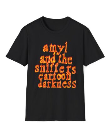 Amyl and the Sniffers Cartoon Darkness Unisex Softstyle T-Shirt