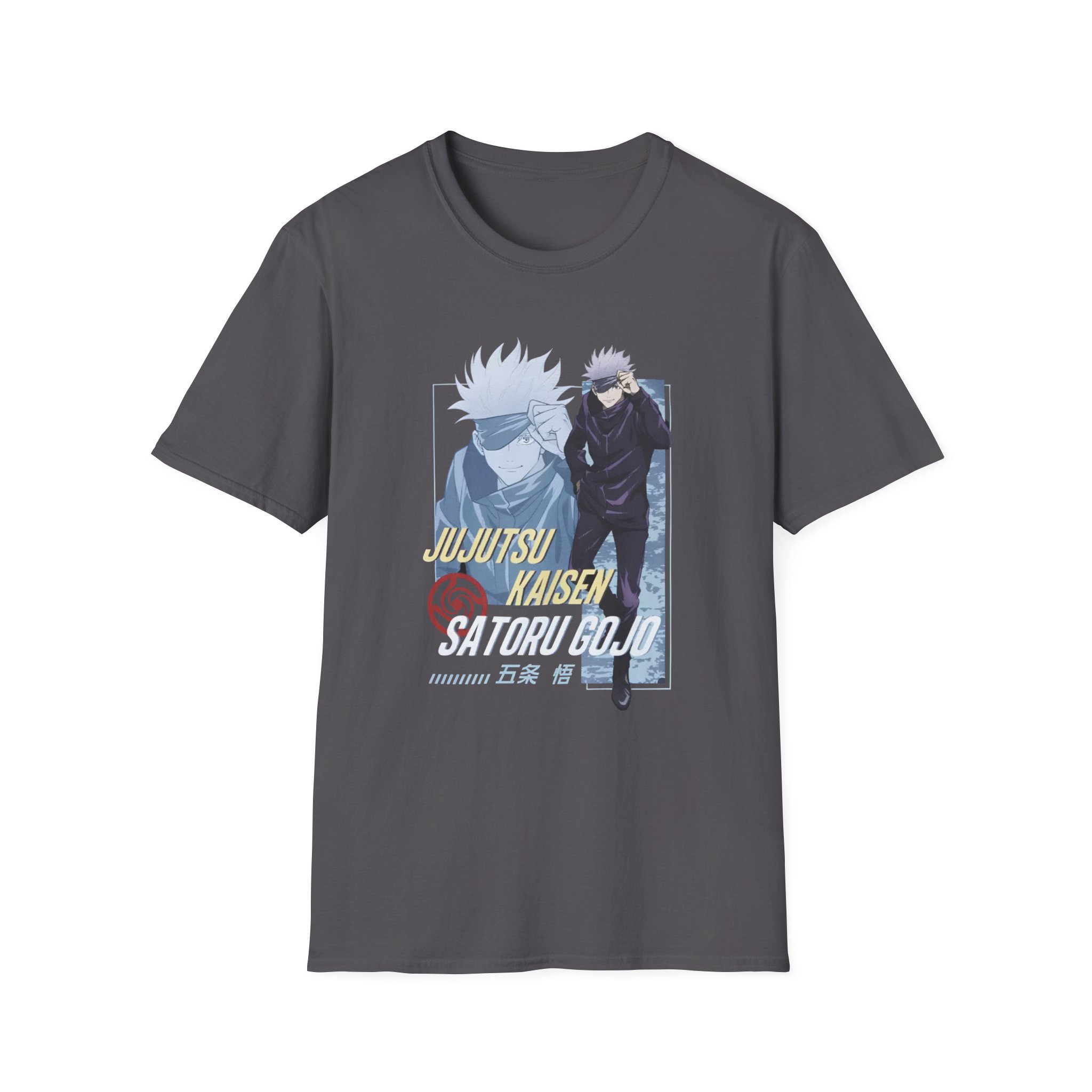 Jujutsu Kaisen Gojo Tonal Portrait Unisex Softstyle T-Shirt