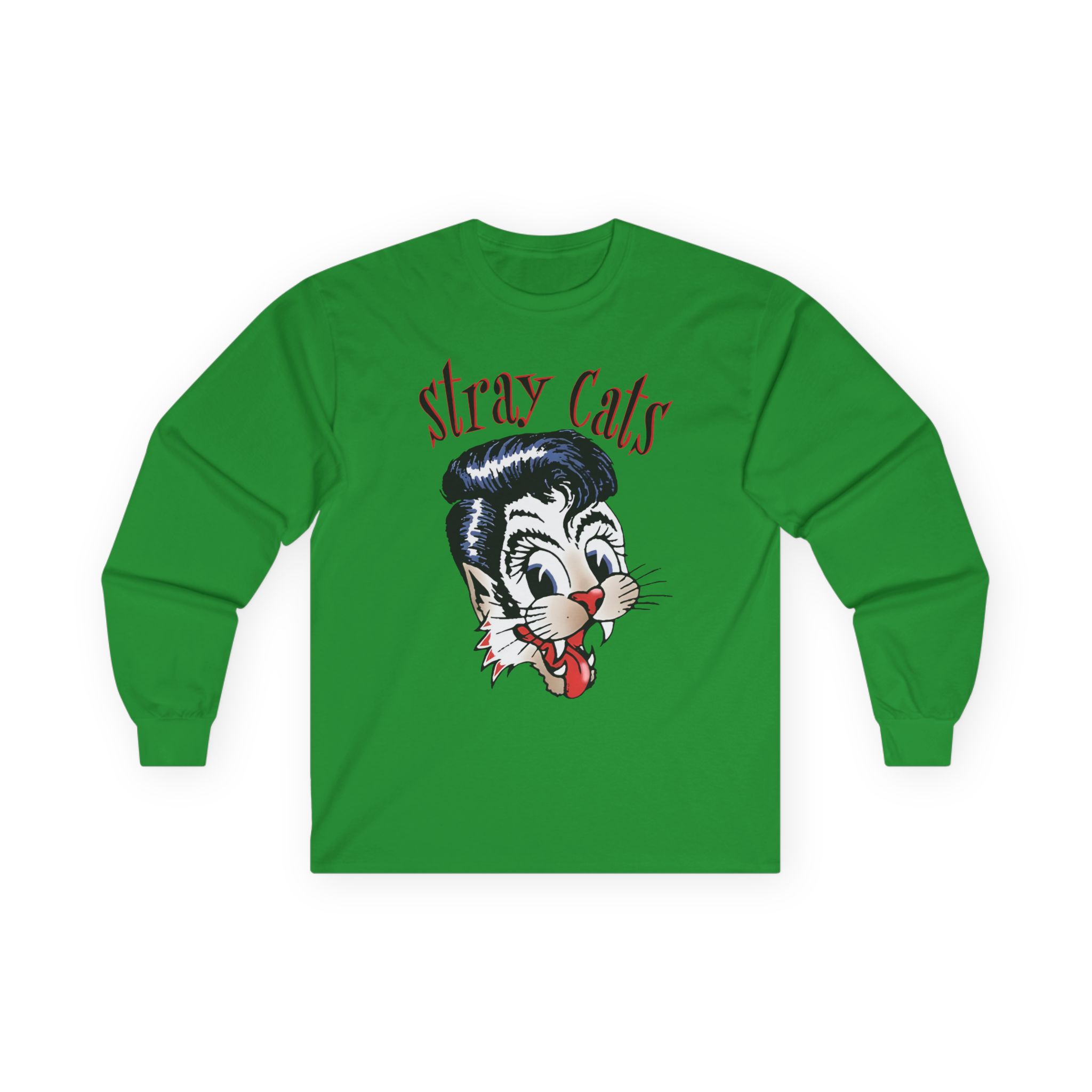 Stray Cats Airbrush Cat Unisex Ultra Cotton Long Sleeve Tee