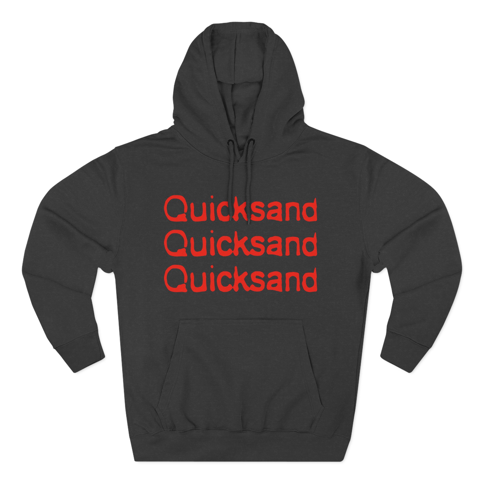 Quicksand Logo Three-Panel Fleece Hoodie