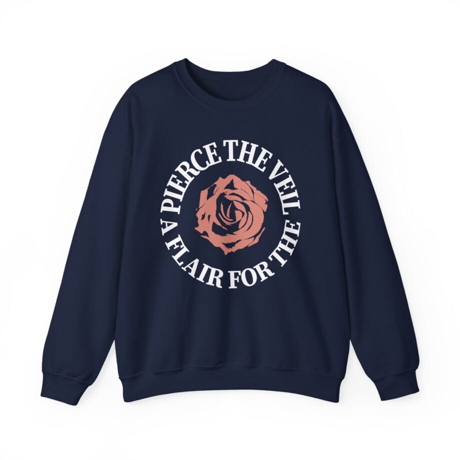 Pierce the Veil a Flair for the Dramatic Rose Unisex Heavy Blend™ Crewneck Sweatshirt