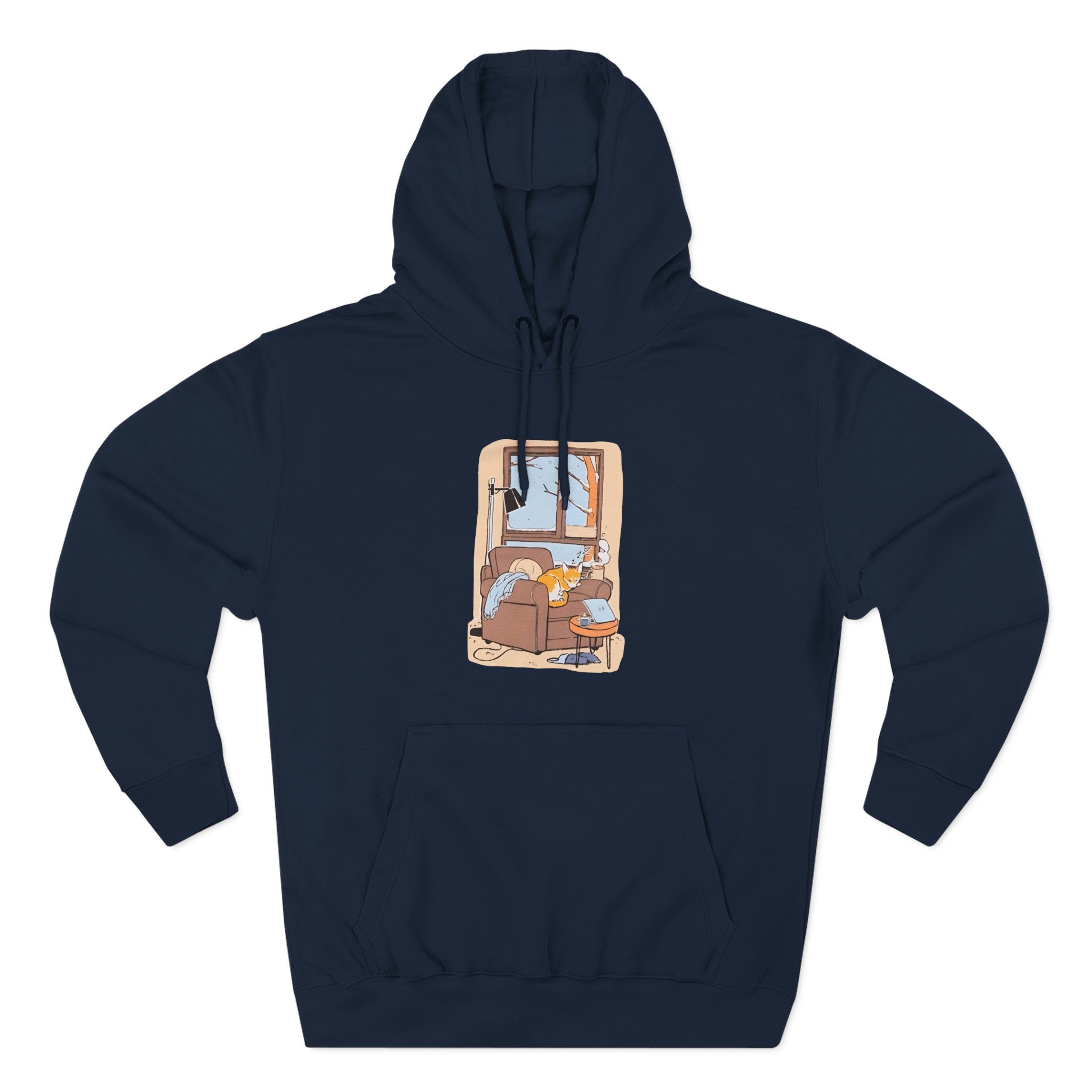 Dan and Phil Cozy Browsing Three-Panel Fleece Hoodie