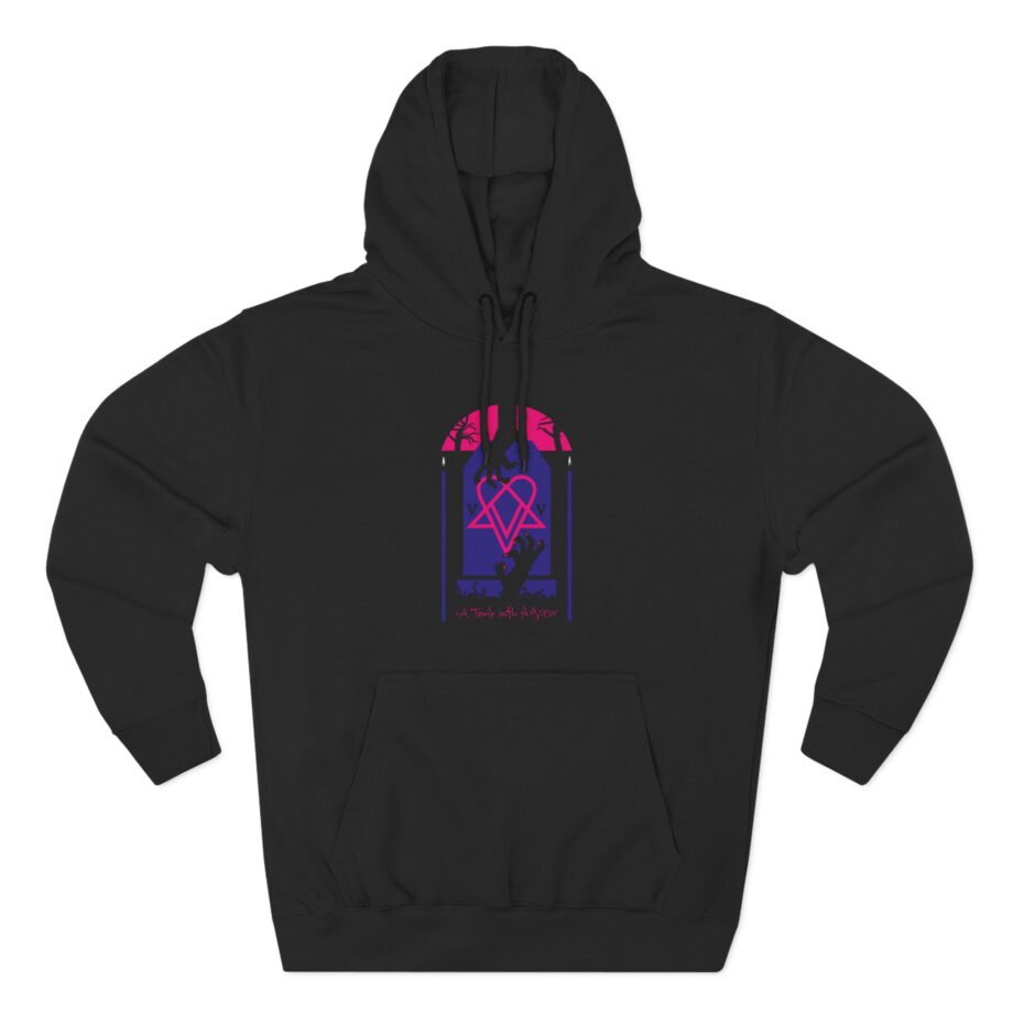 Him True a Tomb With a View Three-Panel Fleece Hoodie