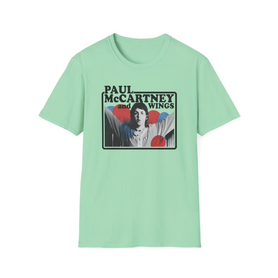 Wings Red Rose Unisex Softstyle T-Shirt