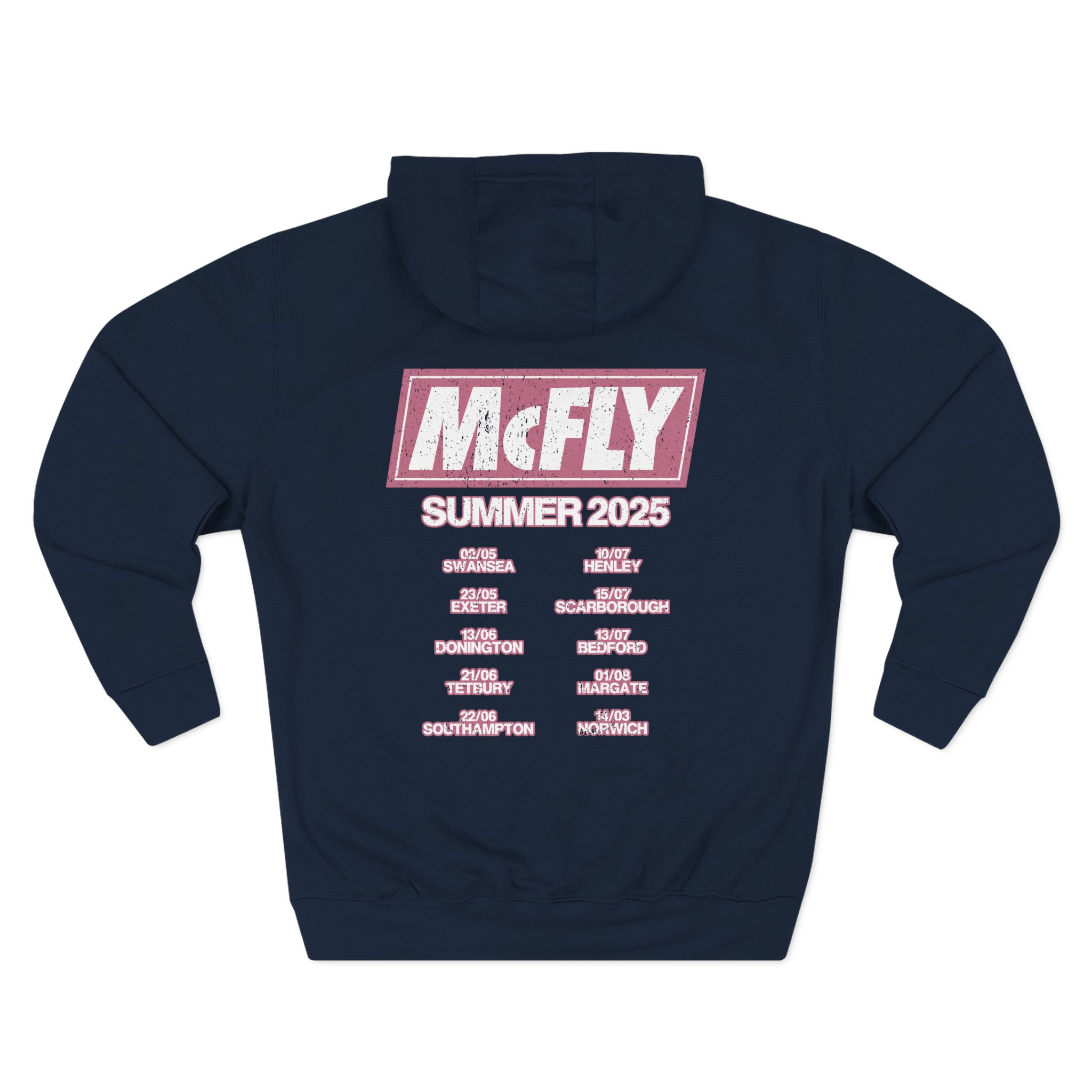 Mcfly Summer 2025 Tour Three-panel Fleece Hoodie