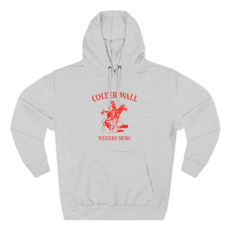 Colter Wall Western Music Youth Three-Panel Fleece Hoodie