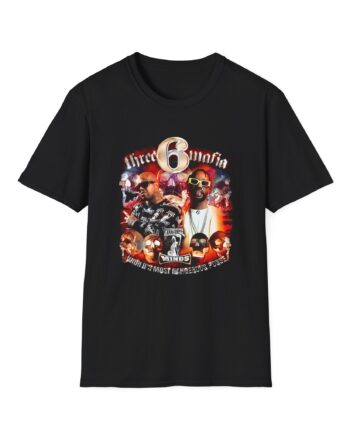 Three 6 Mafia Side 2 Side Unisex Softstyle T-Shirt
