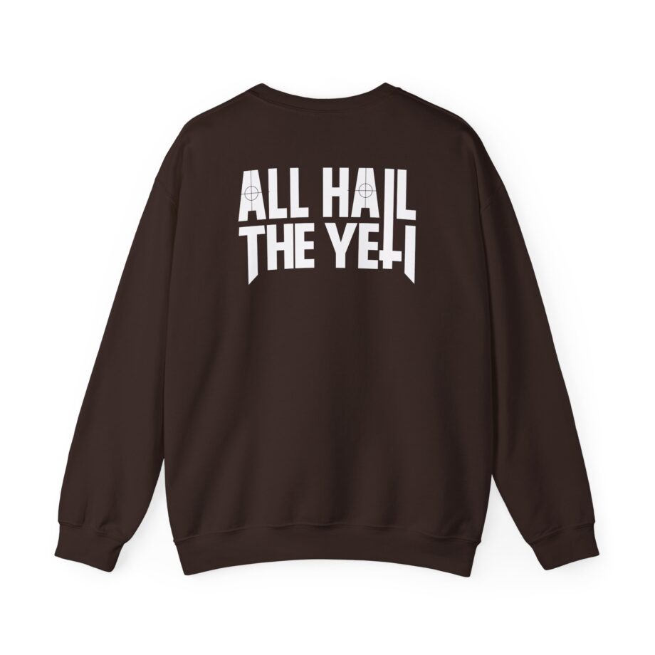 All Hail the Yeti Side Logo Unisex Heavy Blend™ Crewneck Sweatshirt