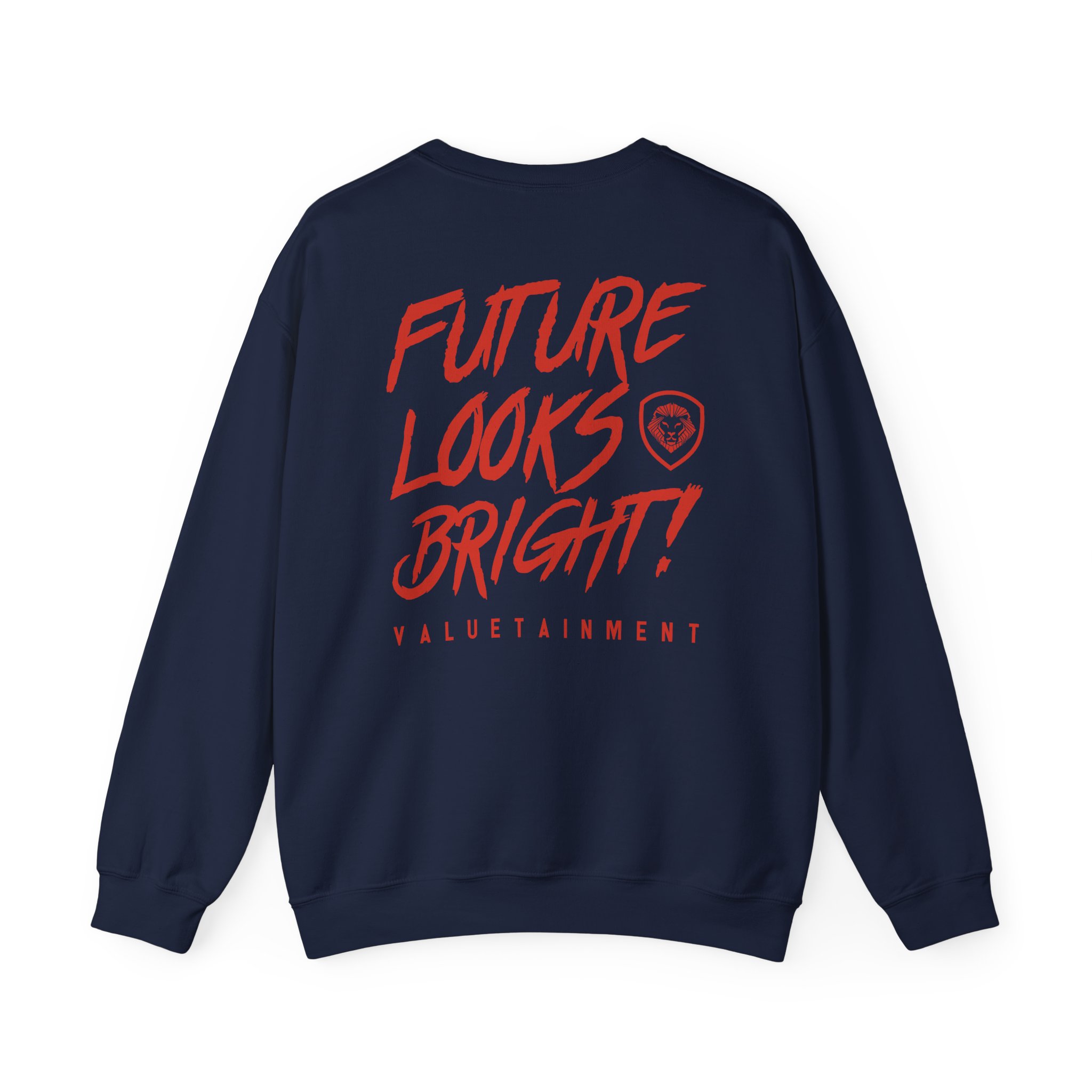 Valuetainment Future Looks Bright Unisex Heavy Blendâ„¢ Crewneck Sweatshirt