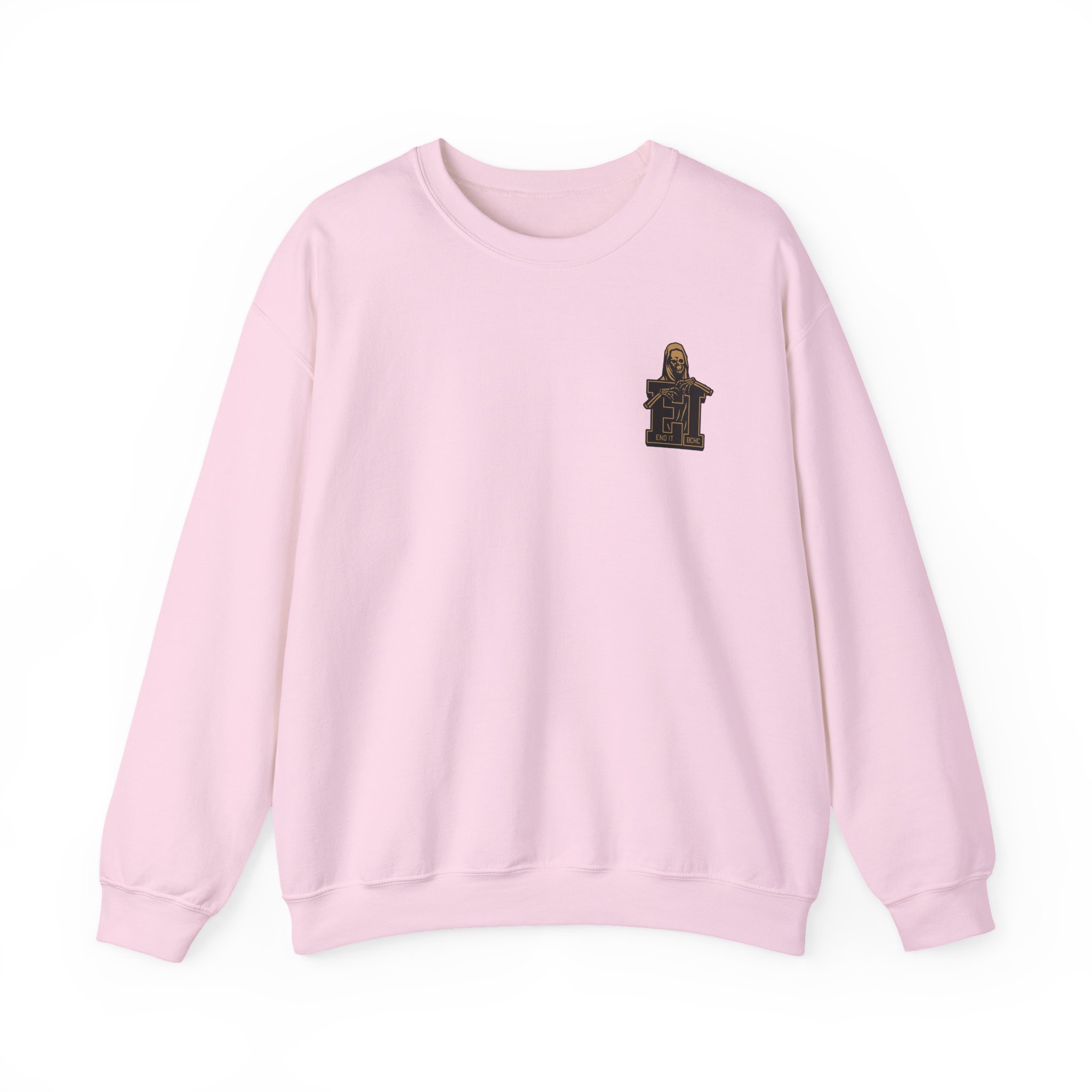 End It Bchc Reaper Emblem Unisex Heavy Blendâ„¢ Crewneck Sweatshirt