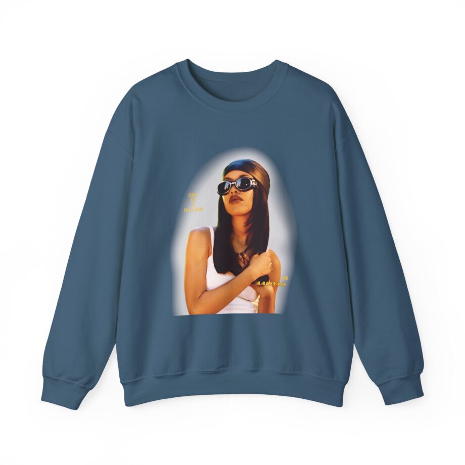 Aaliyah OIAM Portrait Unisex Heavy Blend™ Crewneck Sweatshirt