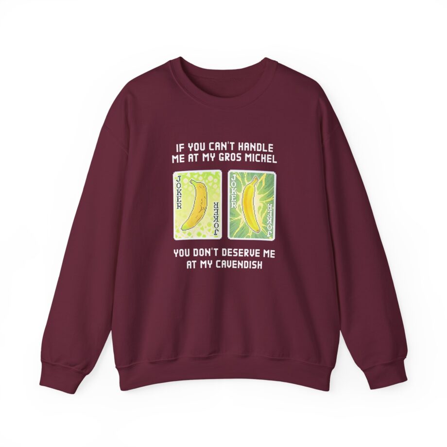 Balatro Gros Michel and Cavendish Jokker Banana Unisex Heavy Blend™ Crewneck Sweatshirt
