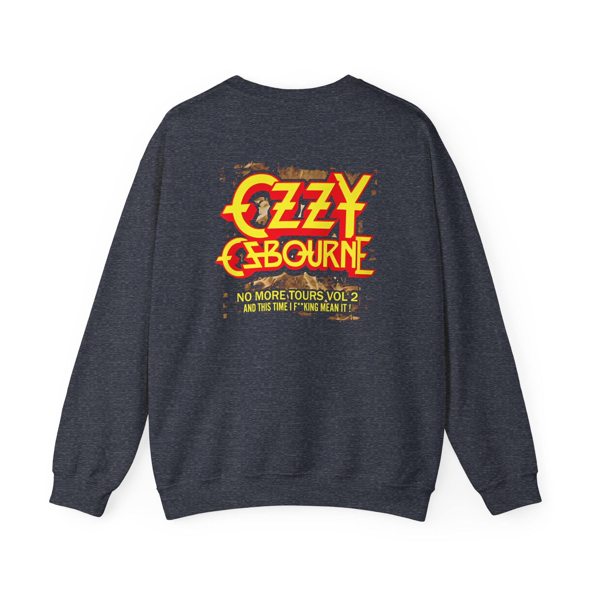 Ozzy Osbourne Rising With Tourback Unisex Heavy Blendâ„¢ Crewneck Sweatshirt