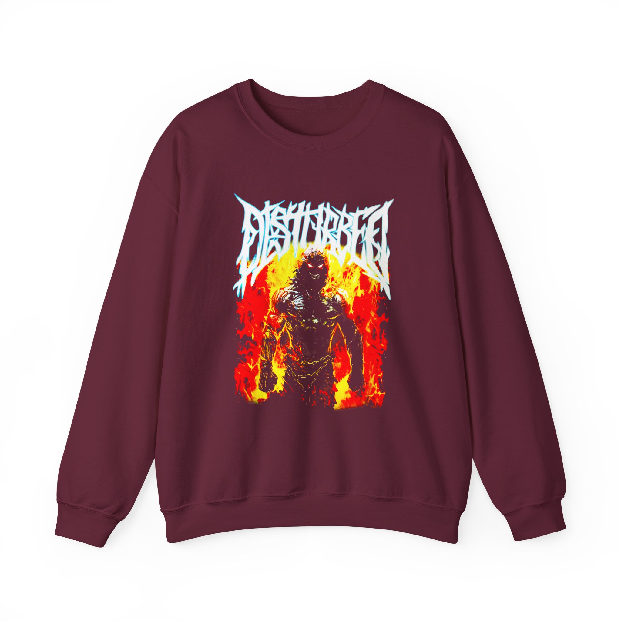 Disturbed Metal Unisex Heavy Blendâ„¢ Crewneck Sweatshirt