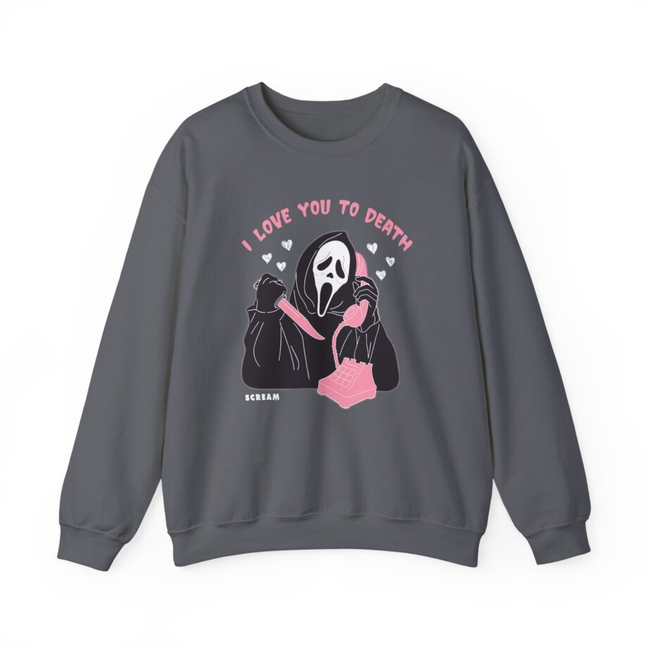 Ghostface Love You To Death Unisex Heavy Blend™ Crewneck Sweatshirt