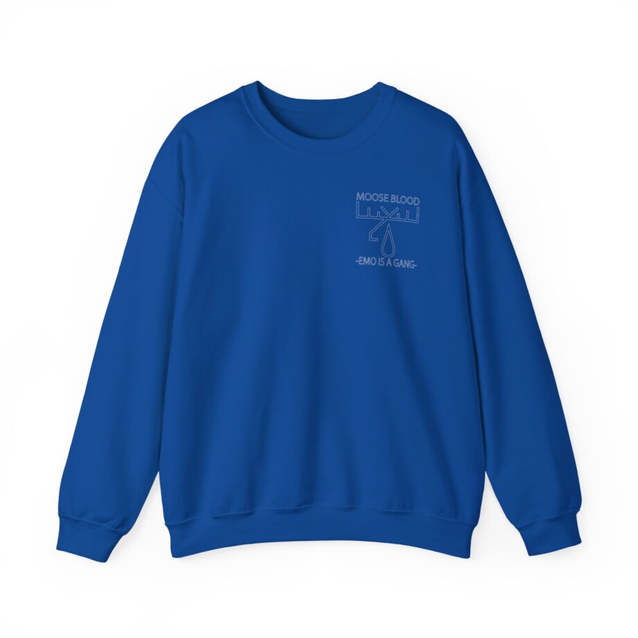 Moose Blood Emo is a Gang Unisex Heavy Blend™ Crewneck Sweatshirt