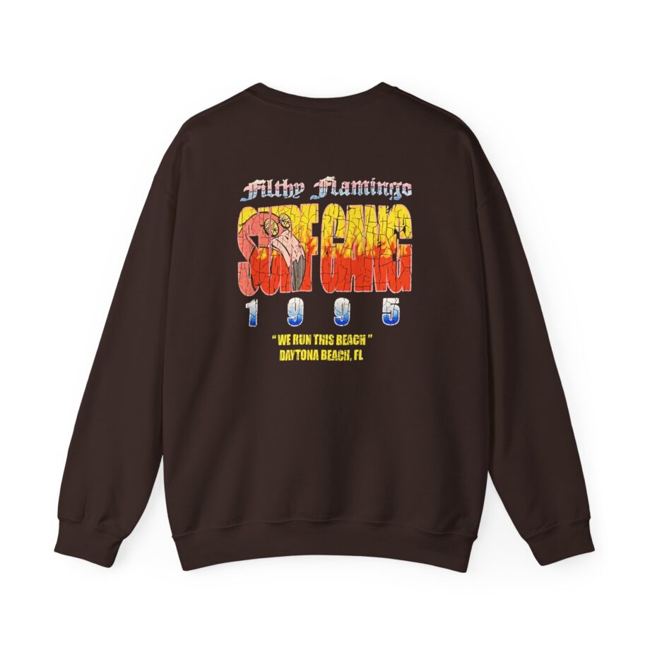 Surf Gang Filthy Flamingo Unisex Heavy Blend™ Crewneck Sweatshirt
