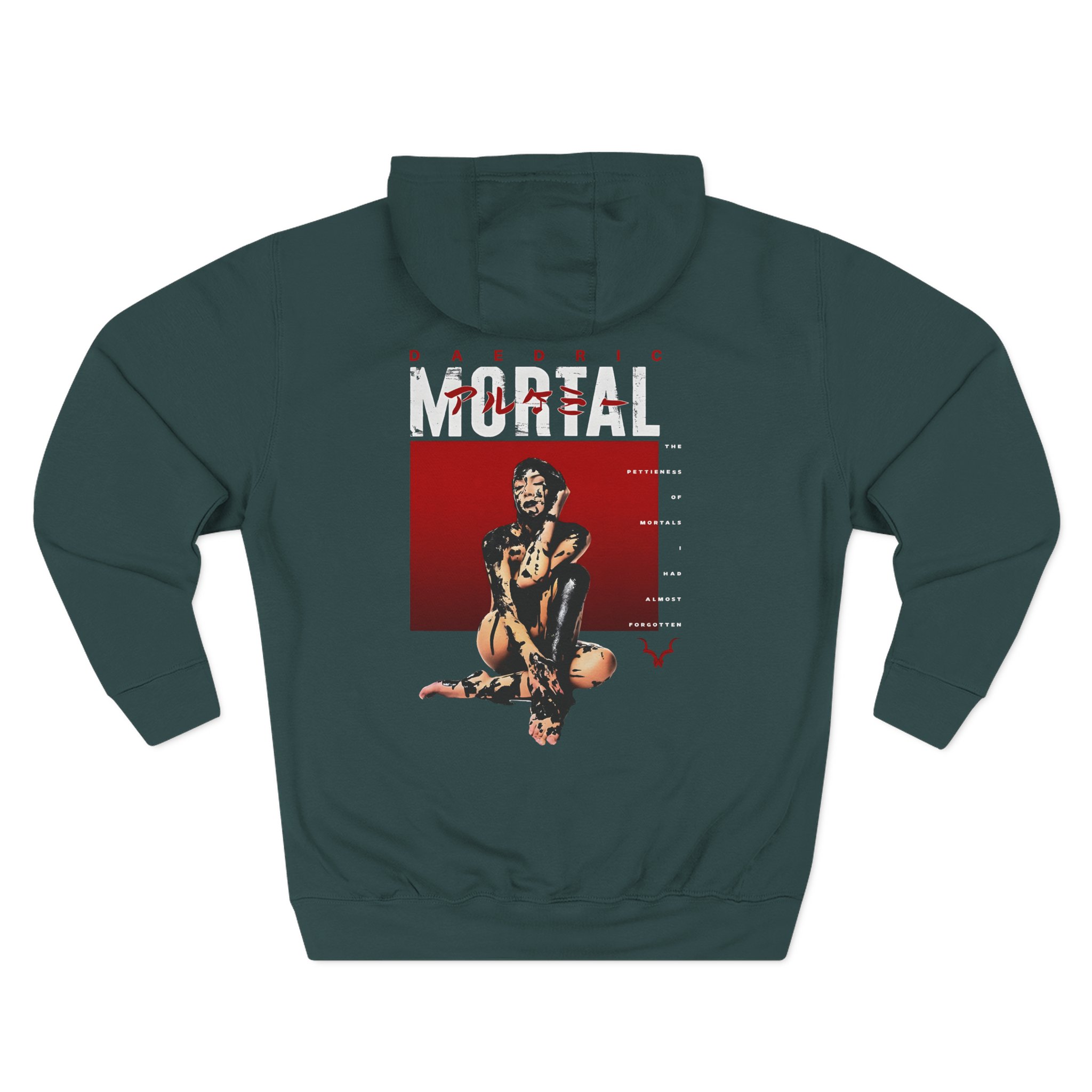 Daedric Mortal Three-Panel Fleece Hoodie