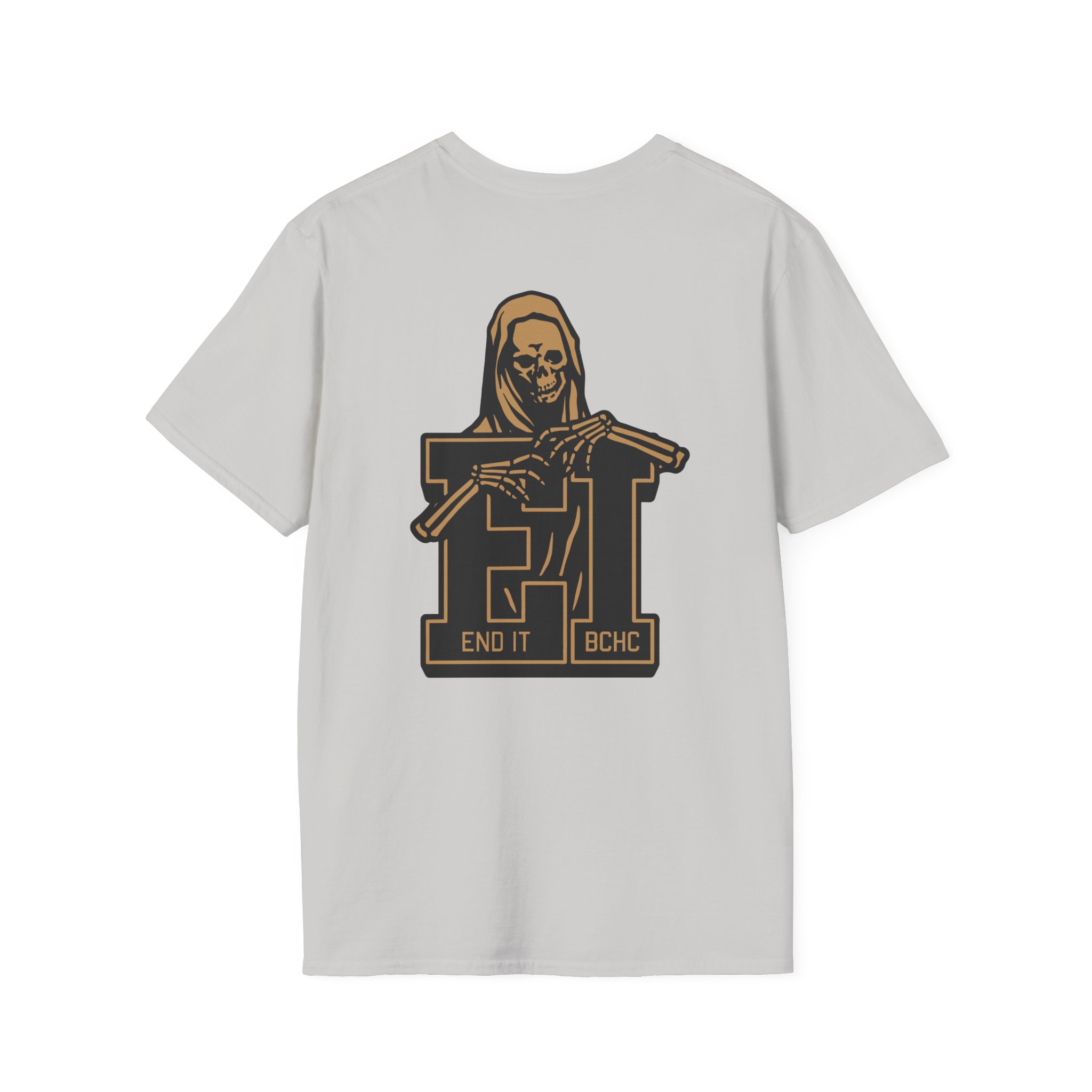 End It Bchc Reaper Emblem Unisex Softstyle T-Shirt