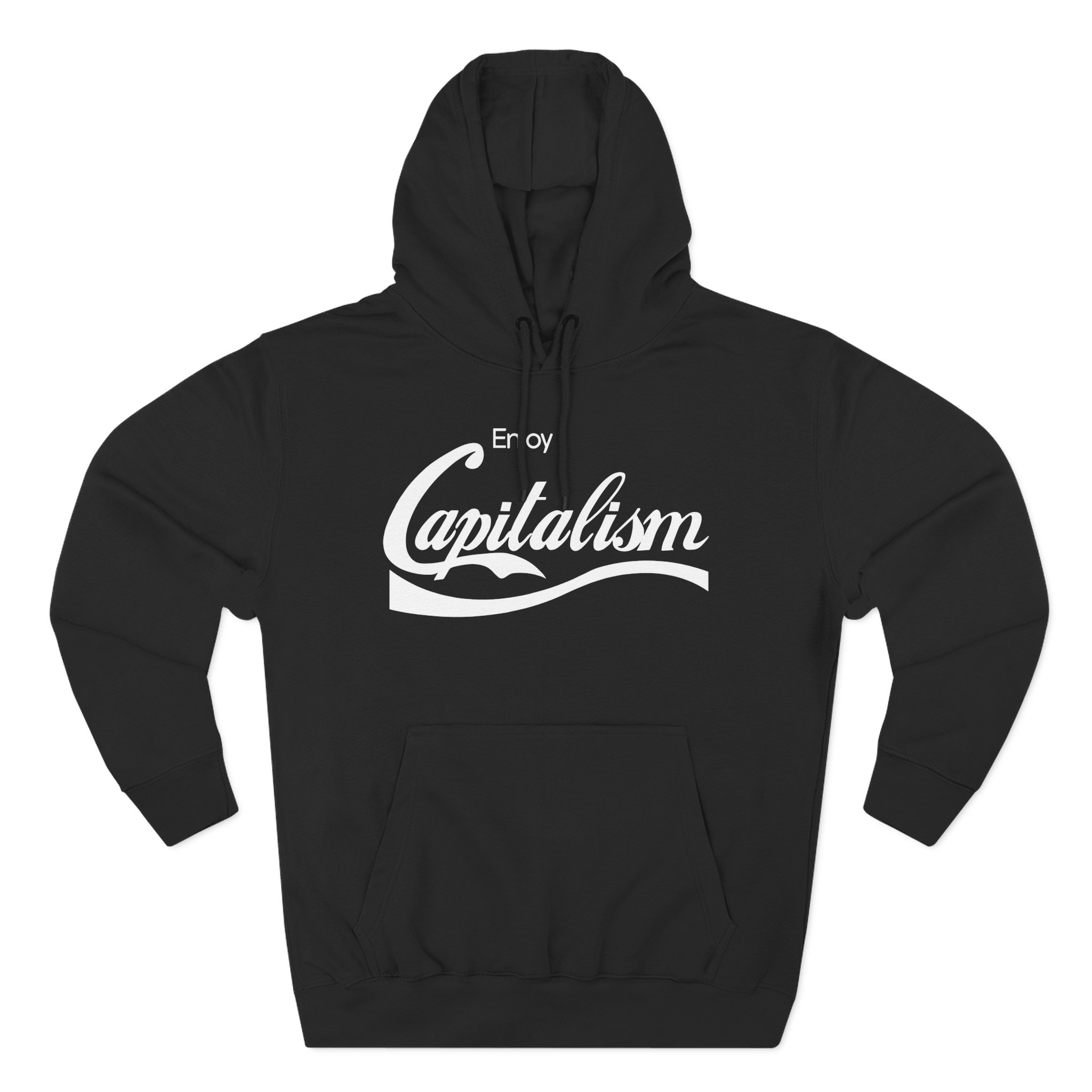 Valuetainment Enjoy Capitalism Three-Panel Fleece Hoodie