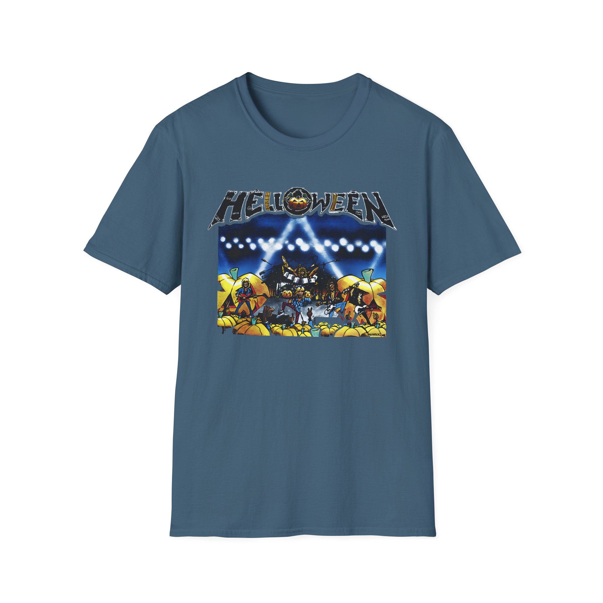 Helloween Live in the U.k. Unisex Softstyle T-Shirt
