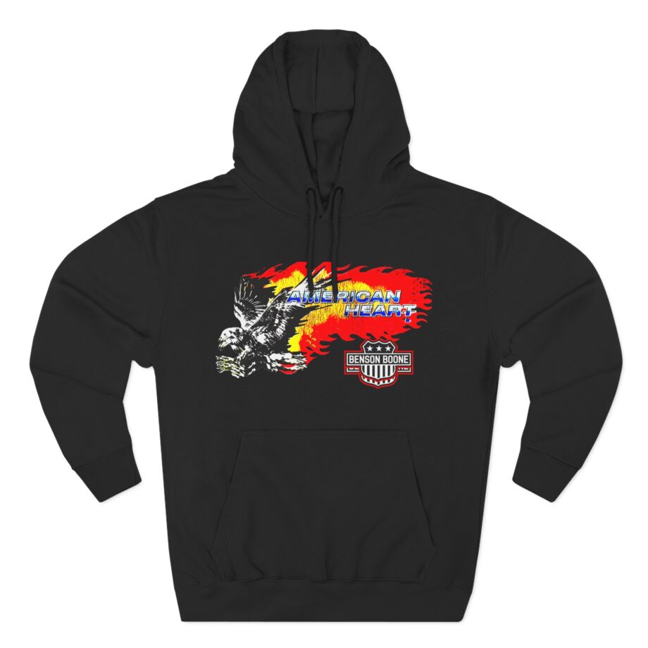 Benson Boone American Heart Three-Panel Fleece Hoodie