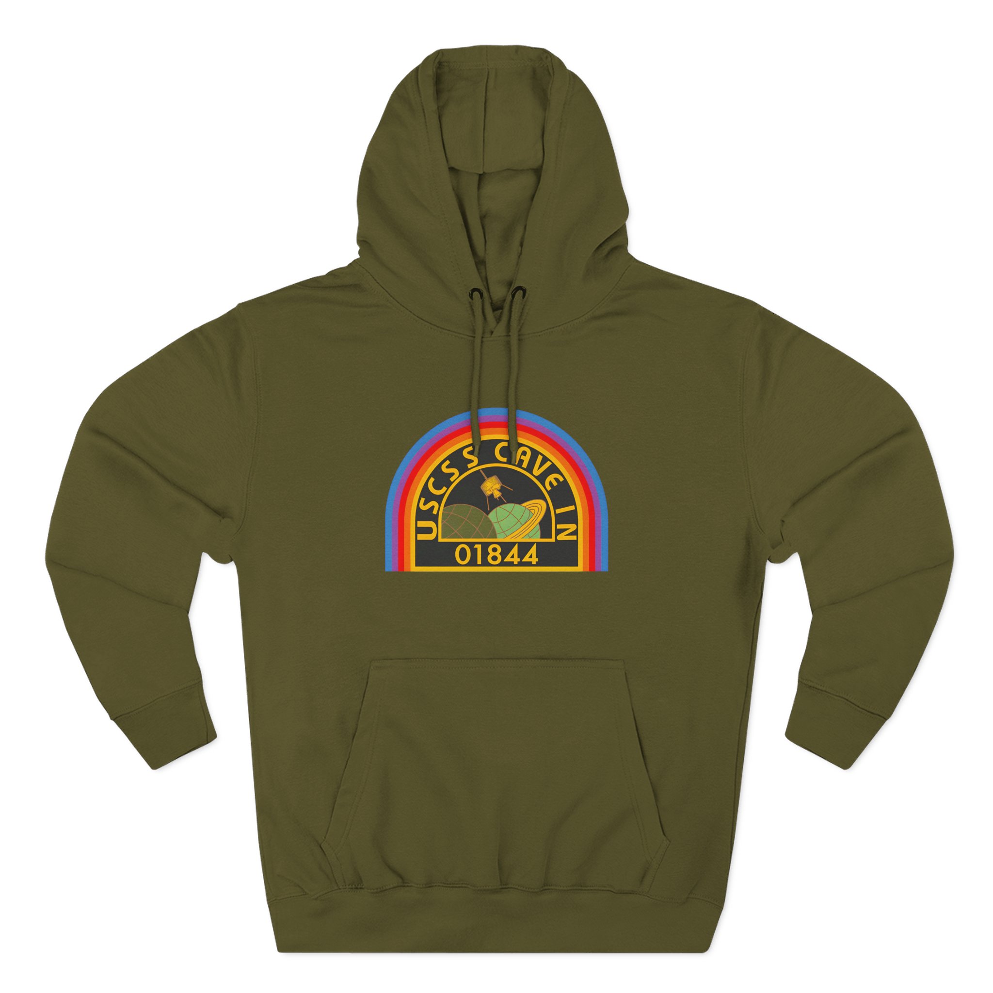 Cave in Uscss Cave in Three-Panel Fleece Hoodie