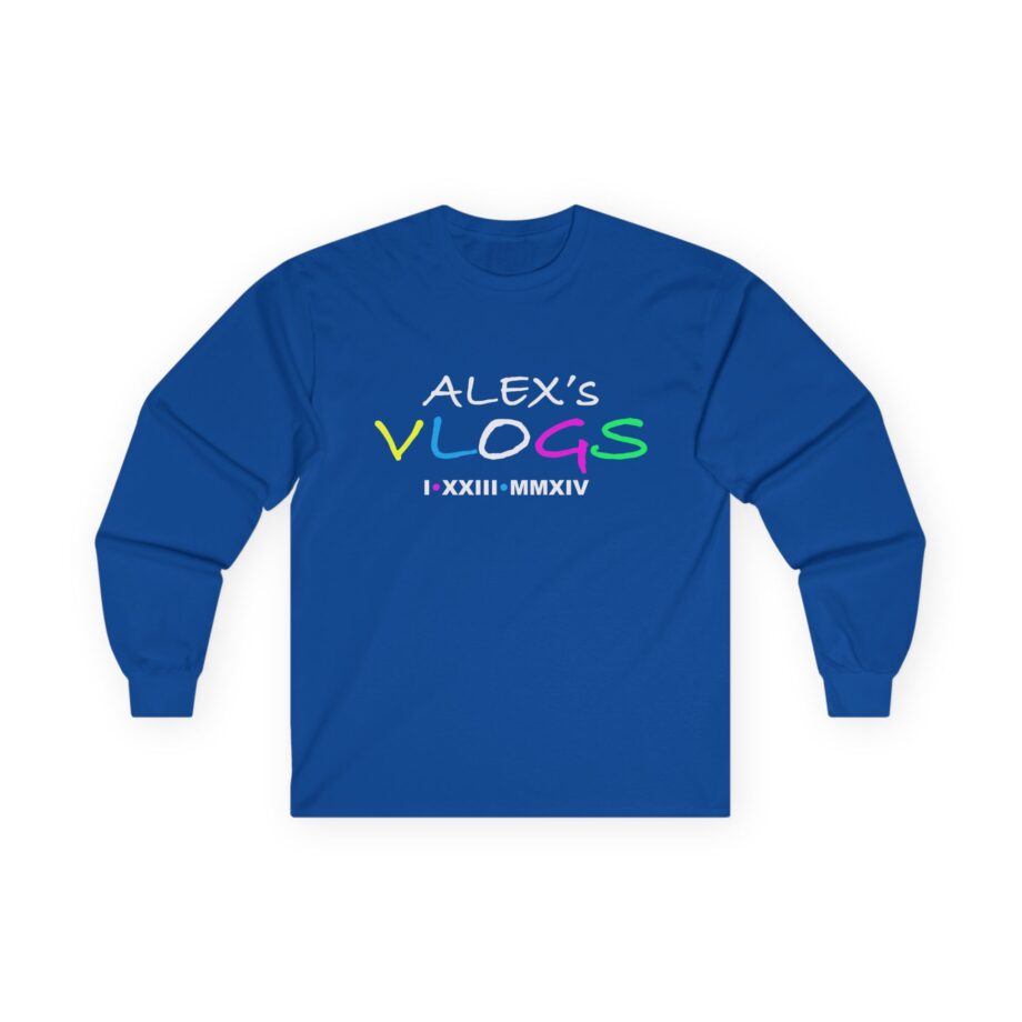 Alex Warren VLOGS Unisex Ultra Cotton Long Sleeve Tee