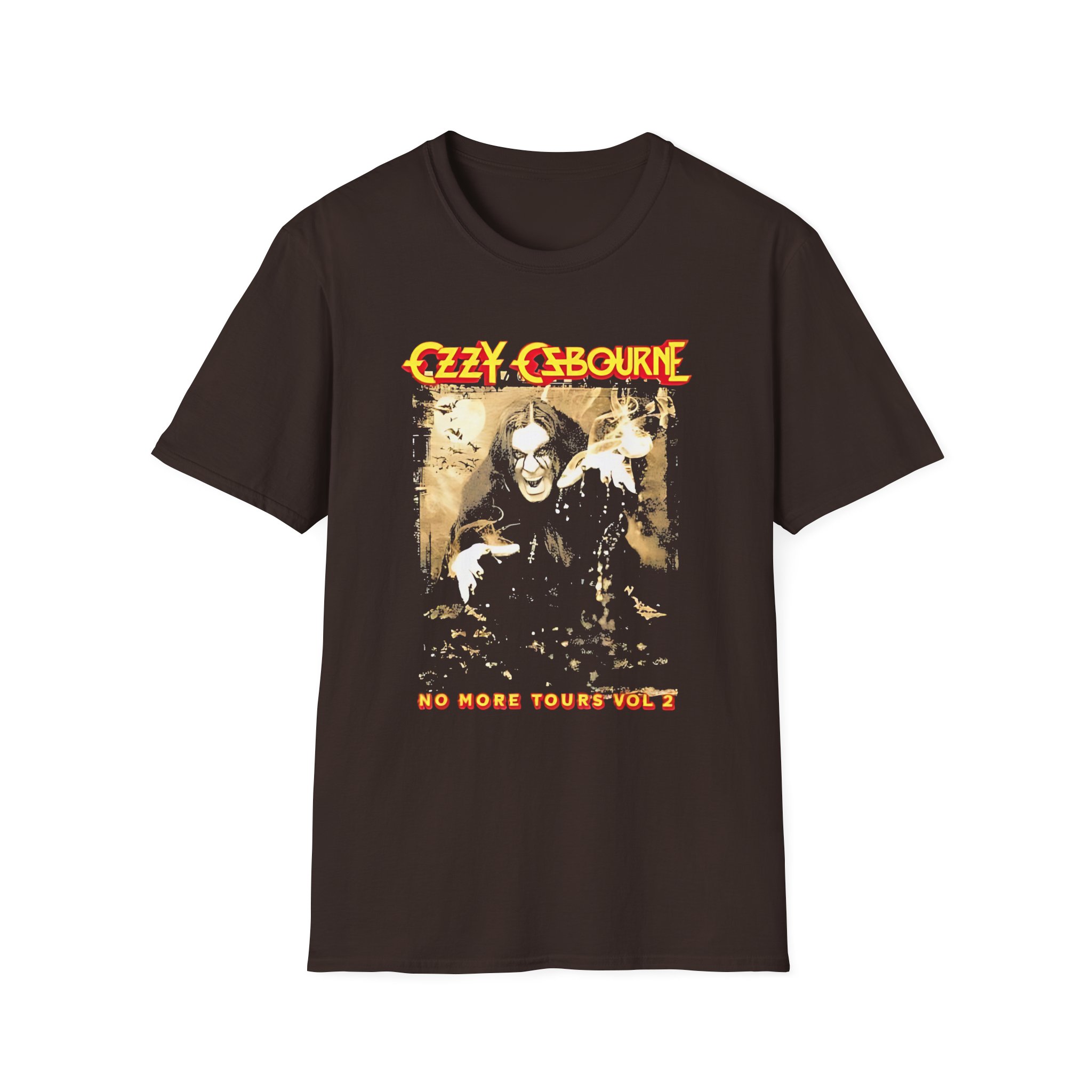 Ozzy Osbourne Rising With Tourback Unisex Softstyle T-Shirt