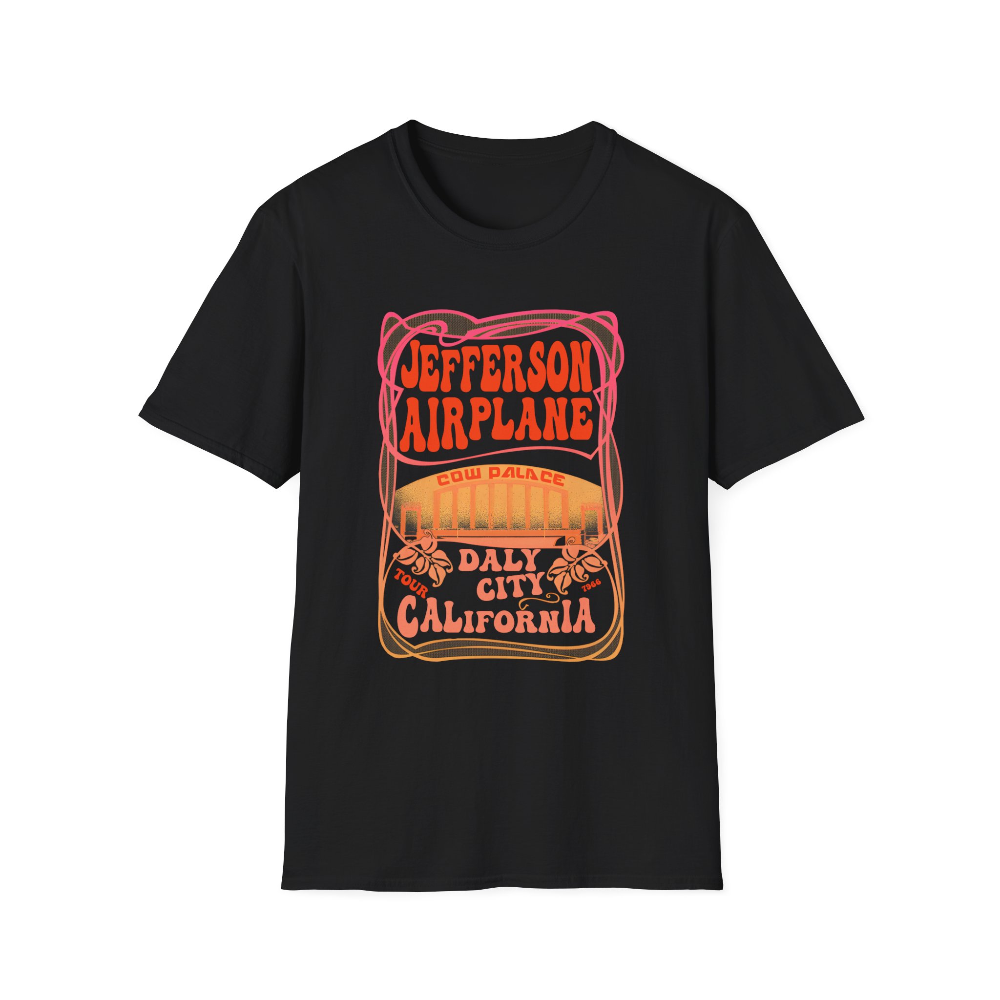 Jefferson Airplane Daly City Tour Unisex Softstyle T-Shirt