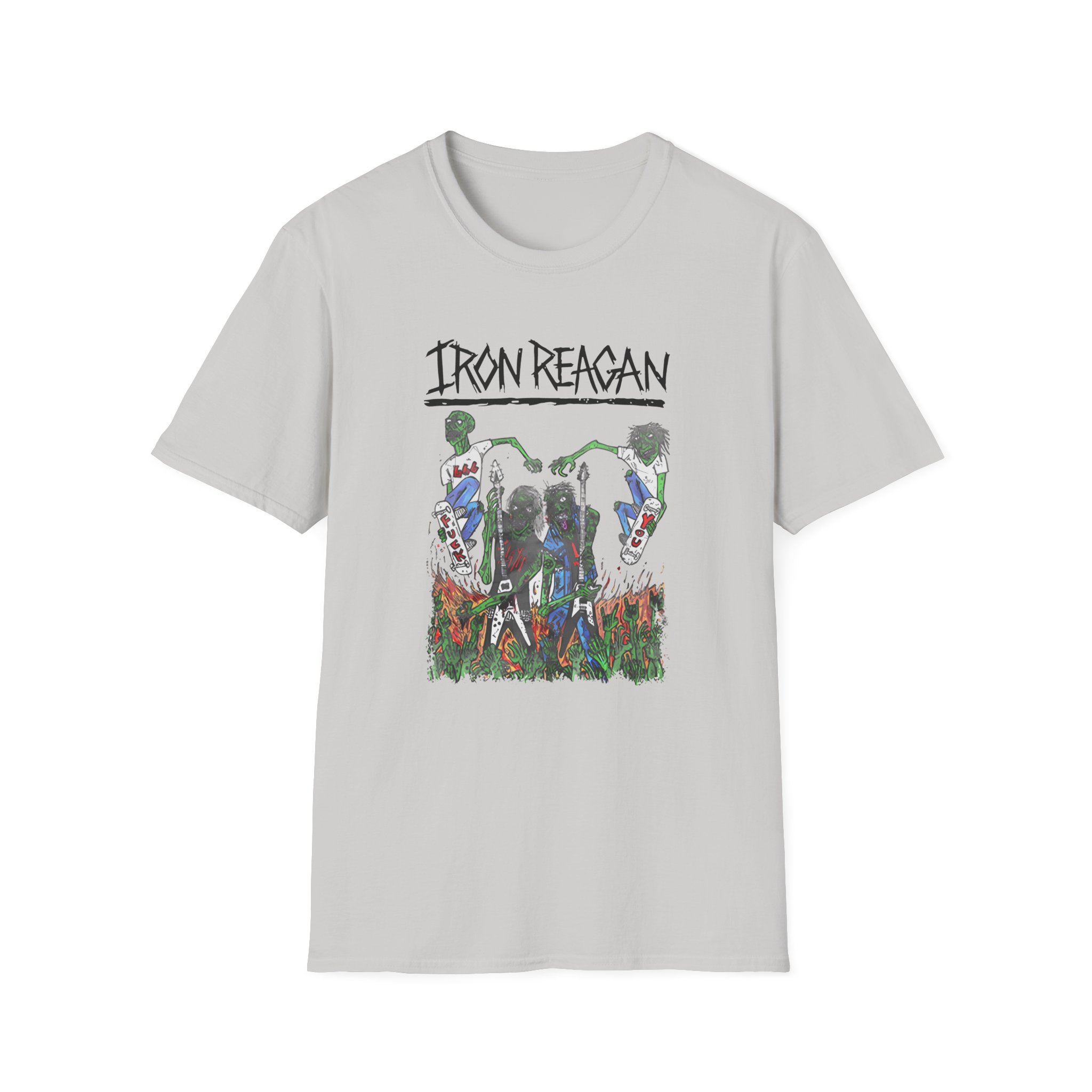Iron Reagan Death Pit Unisex Softstyle T-Shirt