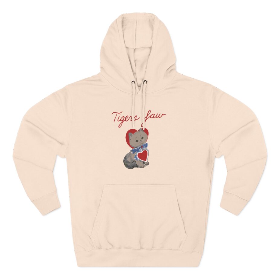 Tigers Jaw kitty baby Three-Panel Fleece Hoodie
