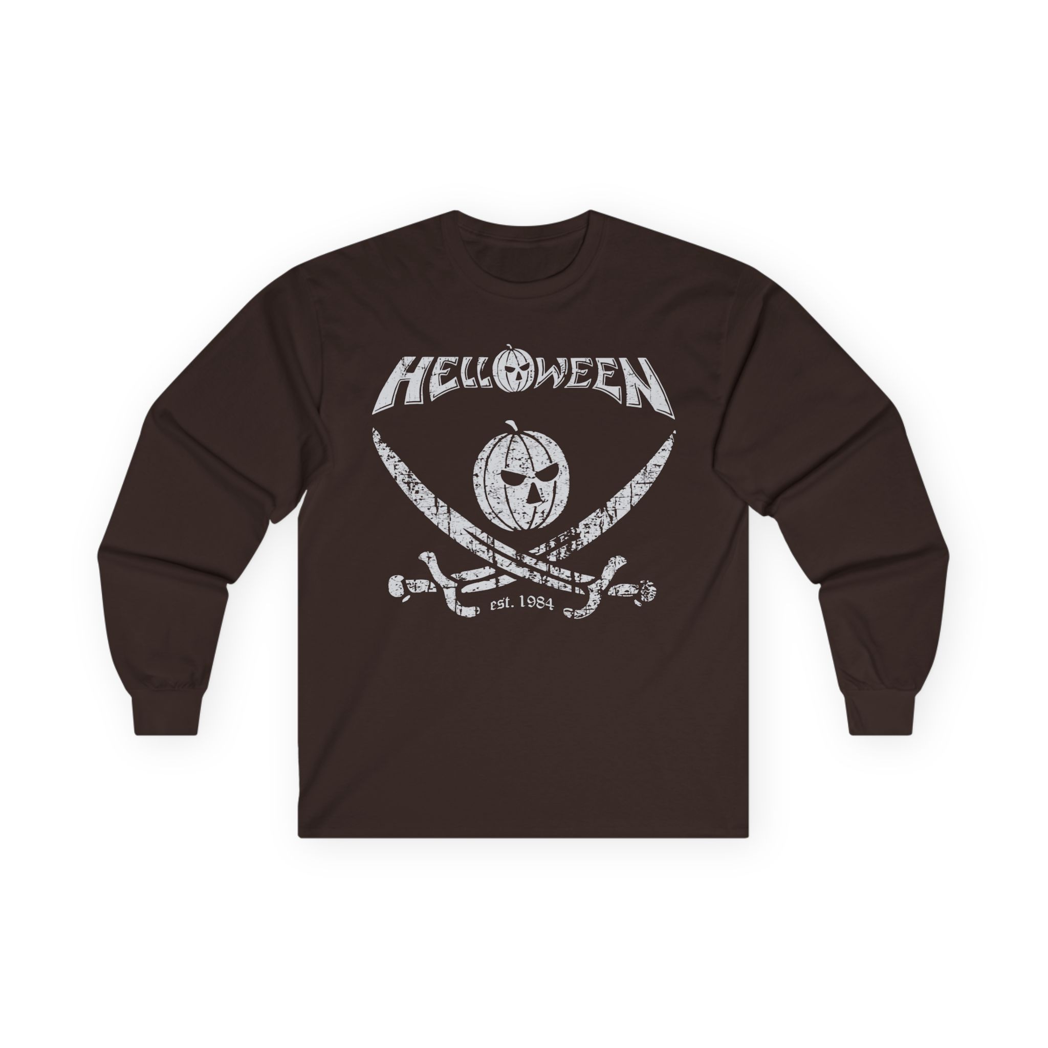 Helloween Pirate Pumpkin Unisex Ultra Cotton Long Sleeve Tee